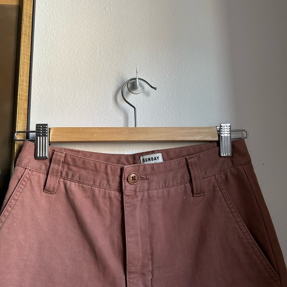 sunday best aritzia pants - 'dark' pink/salmon tone - Picture 2 of 3